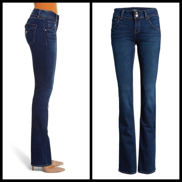 💕HUDSON💕 Beth Baby Boot Cut Triangle Flap Pocket - Picture 5 of 14